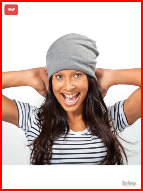 9 Pack Slouchy Beanie Hats Unisex Polycotton Stretch Fit Casual Sleep Caps